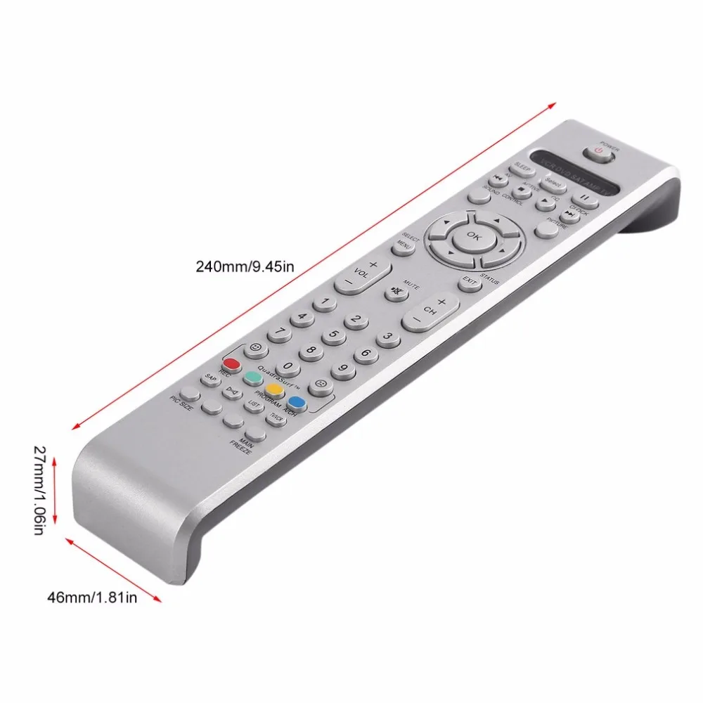 Универсальный Умные ПДУ Замена для Philips ТВ/DVD/AUX/VCR RC4350/01B RC4401 мульти устройства телевидения дистанционное управление