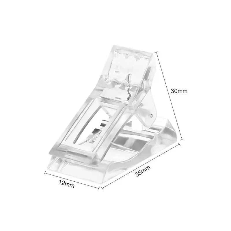 1 шт. фиксированный зажим расширение пальцев пластик многоразовый Кристалл фиксирующий Зажим УФ-клей смещение Предотвращение маникюра дизайн ногтей инструмент