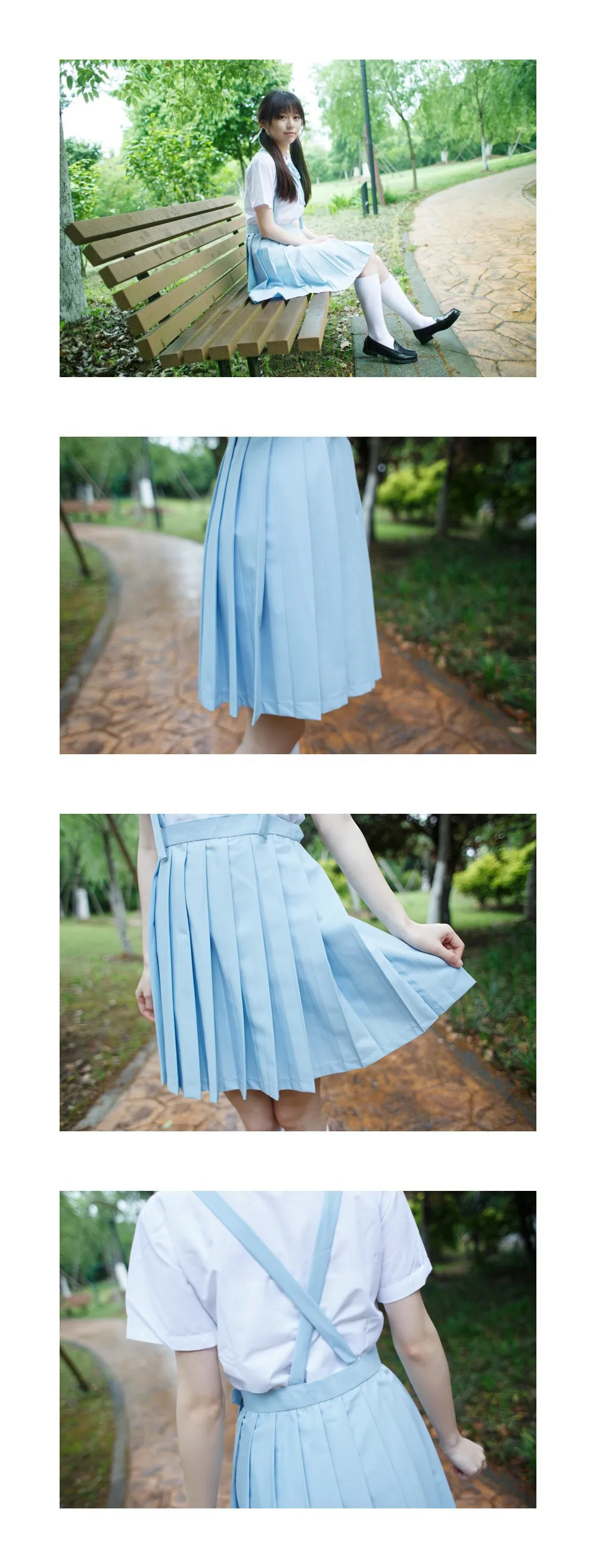 Японская школьная одежда для девочек; однотонная плиссированная форма; JK Supspender; юбка в морском стиле; 5 цветов