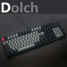 Kühle Jazz Schwarz Grauen misch Dolch Starke PBT 104 87 68 61 Tastenkappen OEM Profil tastenkappen Für MX Mechanische Tastatur Kostenloser verschiffen
