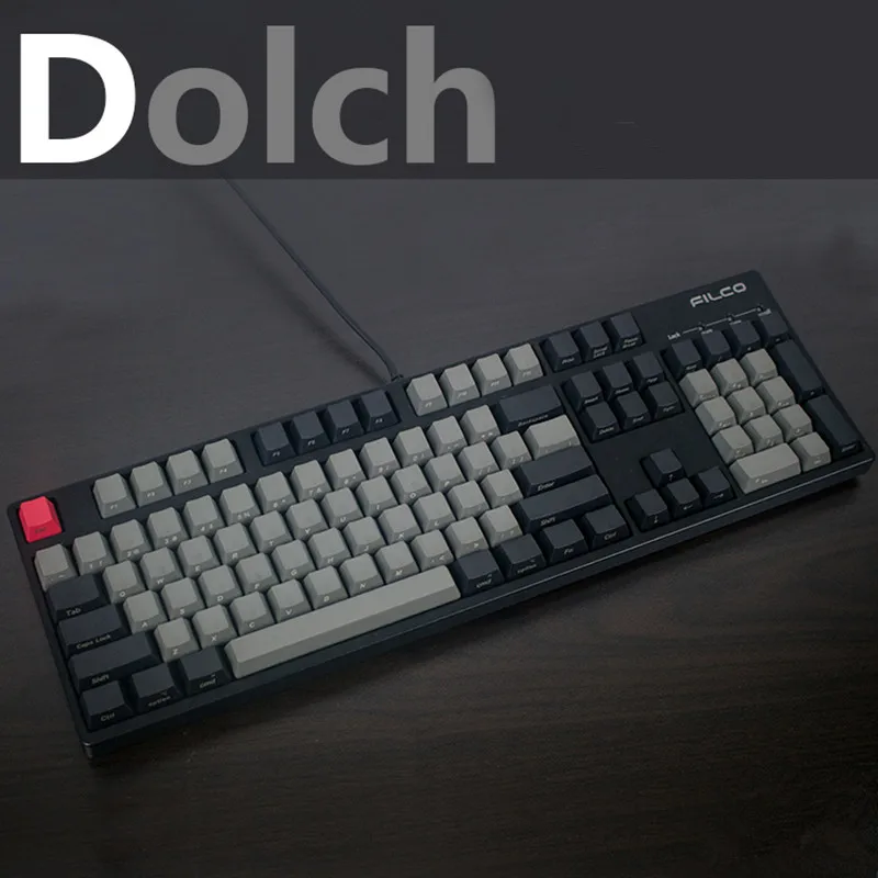 Колпачки для клавиш Cool Jazz черные серые толстые колпачки Dolch PBT 104 87 68 61 OEM