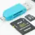 Hot Sale USB 2.0+Micro USB OTG Adapter SD T-Flash Memory Card Reader for Smart Phone