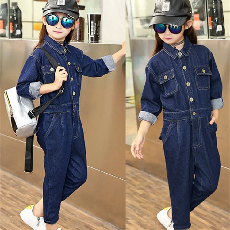 

The child hot autumn new suit for children in Korean girls fashion long sleeved piece suit