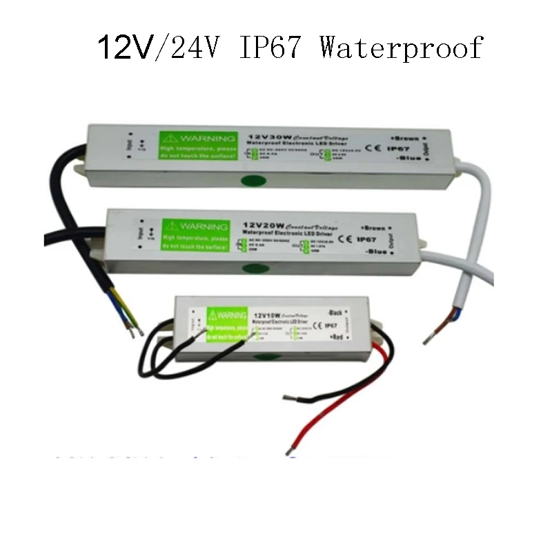 

DC12V 8.33A 100W IP67 Waterproof LED Driver Power Supply Converter