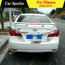 Universial Sedan автомобильный спойлер для hyundai Elantra 2006- ABS Материал Неокрашенный Грунтовка багажника задний спойлер крыла