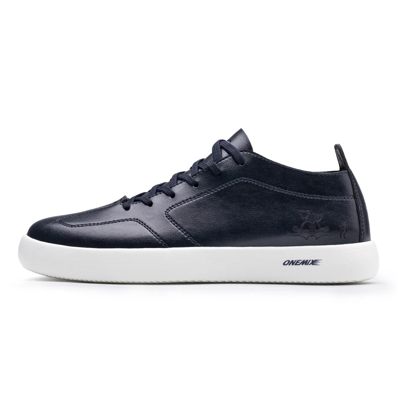 ONEMIX Мужская обувь для скейтбординга легкие крутые кроссовки спортивная уличная Мужская обувь для прогулок 1322 Размер 39-45 - Цвет: 002 black white