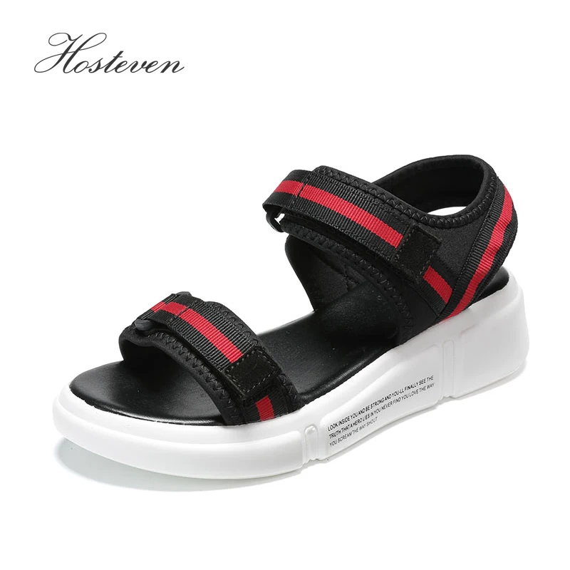 

Hosteven Women Sandals New Fashion Female Summer Shoes Flats Casual Comfortable Ladies Woman Shoes Females Sweet Soild Sandals