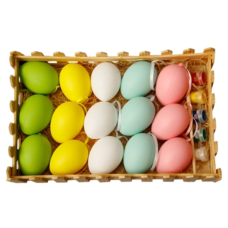 

Easter DIY Hand Painted Coloring Egg Manual Production Hand Painted Eggshell Children Painting Toy Easter Arts Crafts