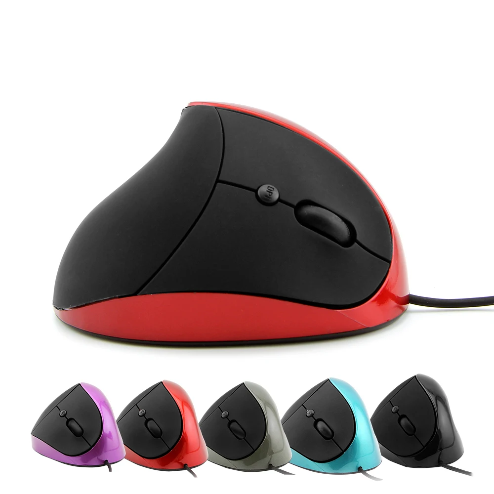 CHUYI Wired Ergonomic Vertical Mouse Optical Computer Mice 1600 DPI 5 Buttons Gaming USB Mause For PC Gamer Mause Laptop Desktop