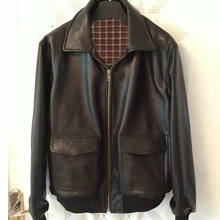 Фирменная Новинка для мужчин's Военная Униформа Куртки Мужской из натуральной коровьей кожи овчины ВВС пальто для будущих мам хлопковой подкладк