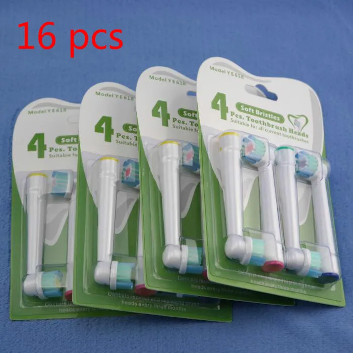 

16 Pcs EB 17 SB-17A Electric Replacement Toothbrush Heads For Oral B Electric Tooth Brush Hygiene Care Clean