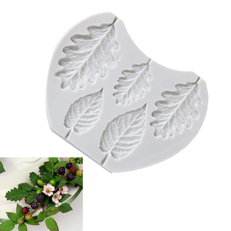 

Oak Leaves Silicone Mould Fondant Cake Mold Cake Decorating Tools Nuts Berries Cake Decoration Silicone Mold Kitchen Tools