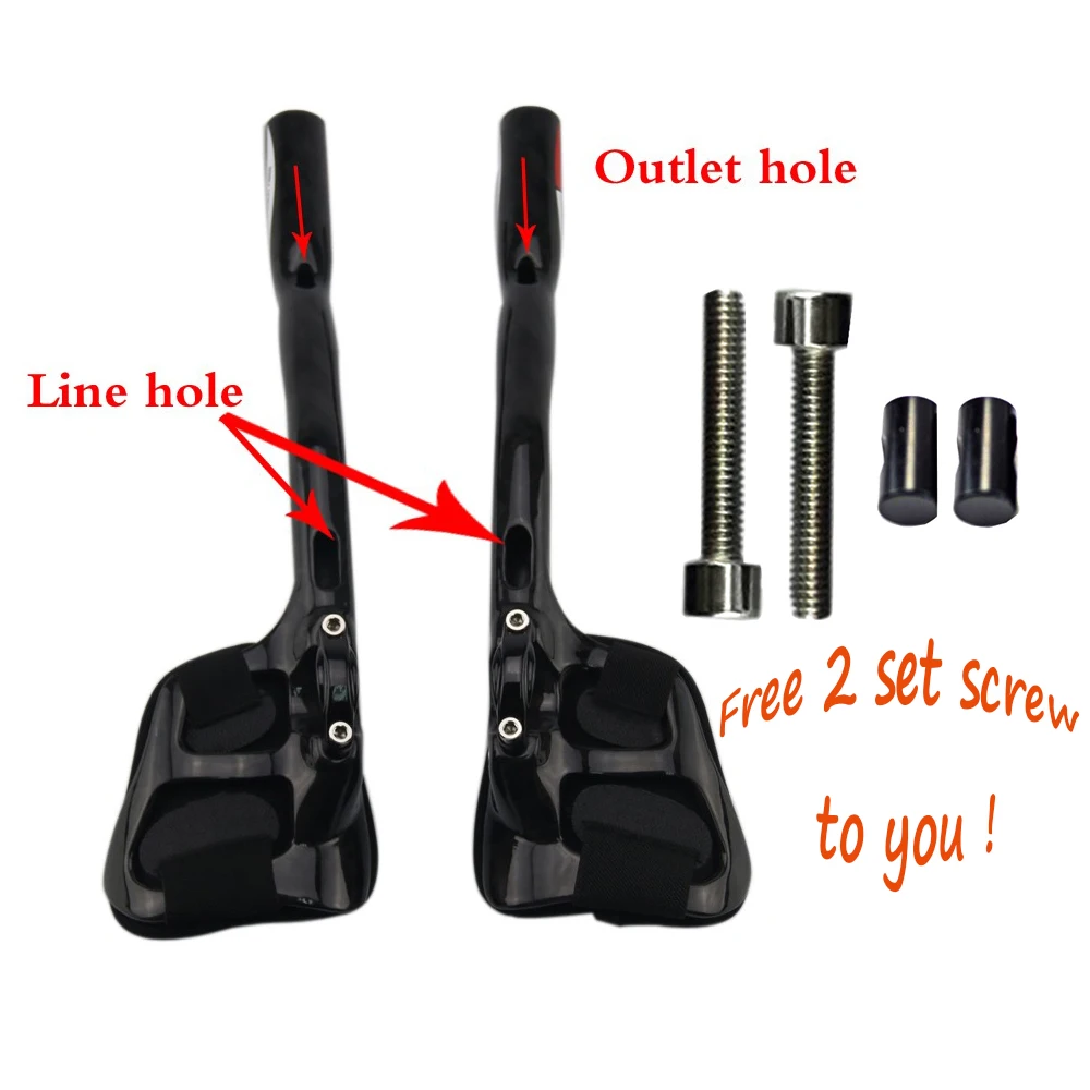 RXL-SL-Triathlon-Bicycle-Extender-Bike-Rest-TT-Handlebars-31-1-32-5mm-Gray-Triathlon-Handlebar