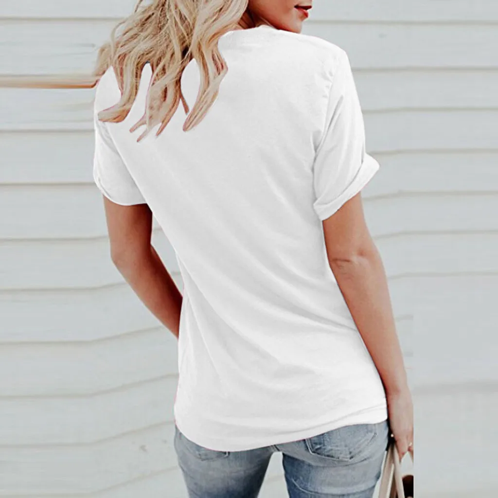 Женская летняя футболка, повседневные топы с короткими рукавами, футболки, сексуальный О-вырез, принт перьев, футболки, Свободные повседневные рубашки больших размеров#624