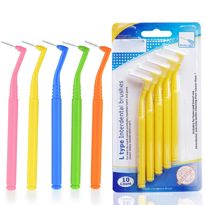 

5Pcs/set New 0.6MM 0.7MM Push-Pull Interdental Brush Soft Dental Floss teeth brush Orthodontic Brush Oral Care Tooth pick floss