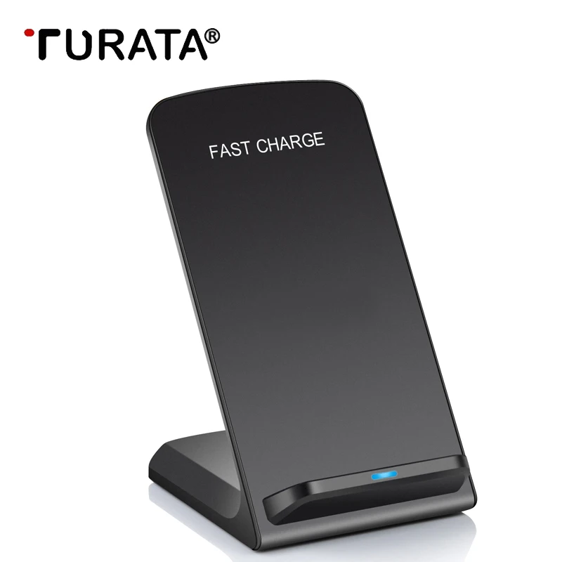 

Turata Wireless Charger for iPhone X /8 Plus Charging Base Dock Station Fast Charger for Samsung Galaxy S8 S9 Plus Charging Pad
