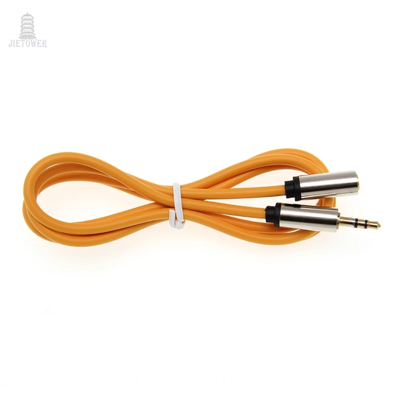 300pcs Jack 3 5 mm extend Audio Extension Cable for Huawei P20 Stereo 3 5mm Jack Aux Cable for Headphones Xiaomi Redmi 5 plus PC