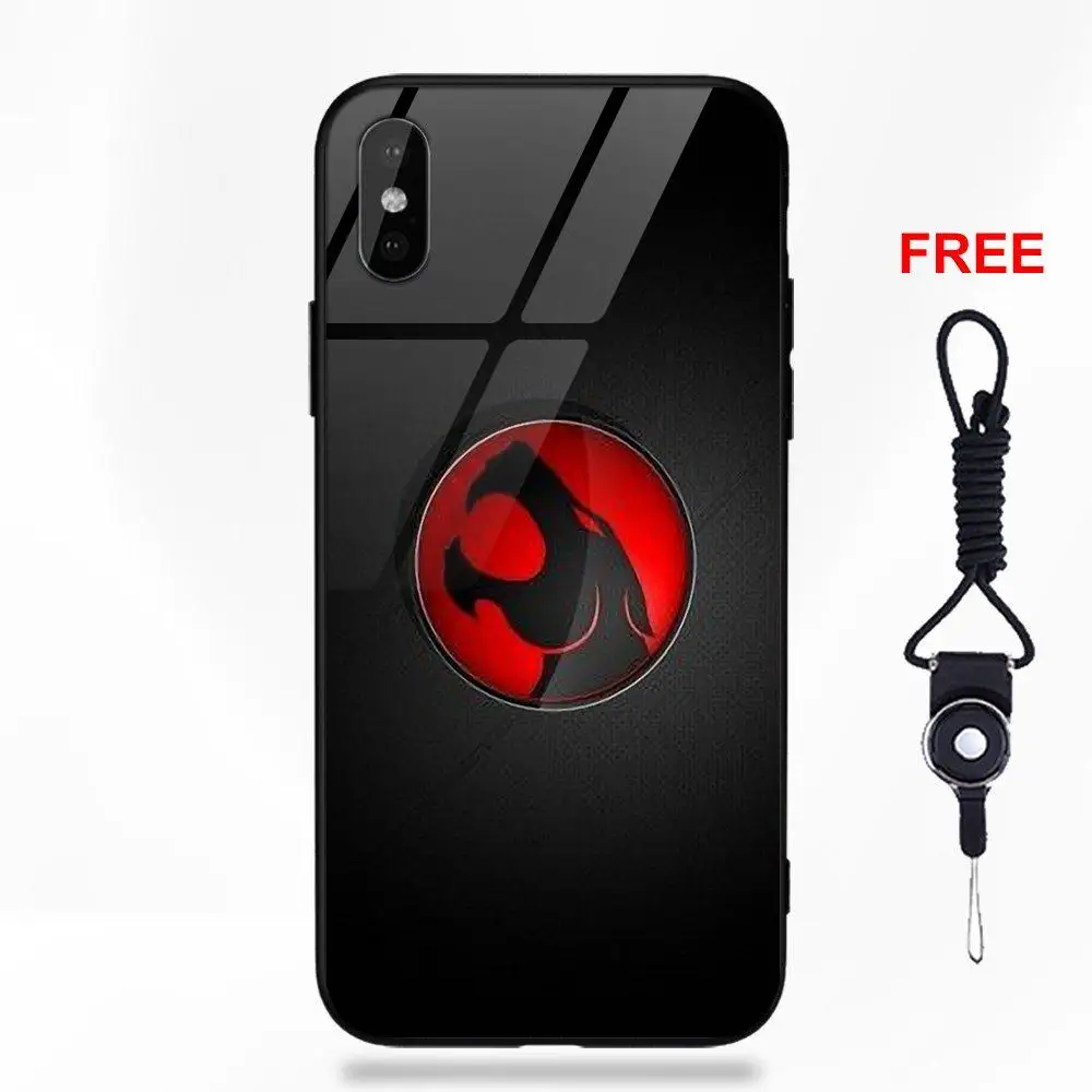 Thundercats логотип для Apple iPhone 5 5C 5S SE 6 6S 7 8 Plus X XS Max XR резиновый, мягкий, из ТПУ оправа закаленное стекло чехол для сотового телефона