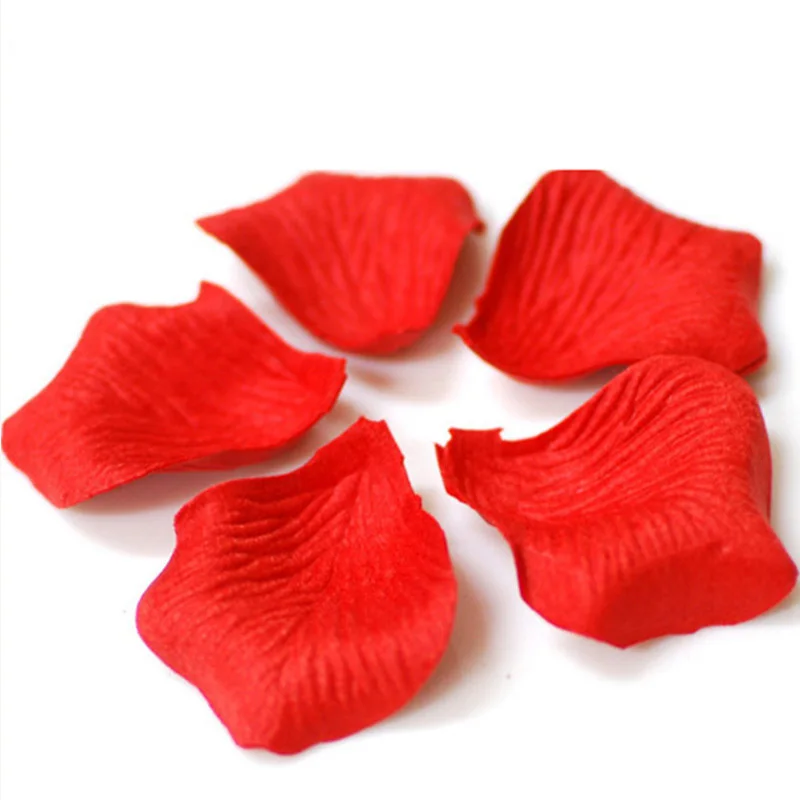 Romantic Artificial Flowers Polyester 500pcs/ lot Rose Petals for