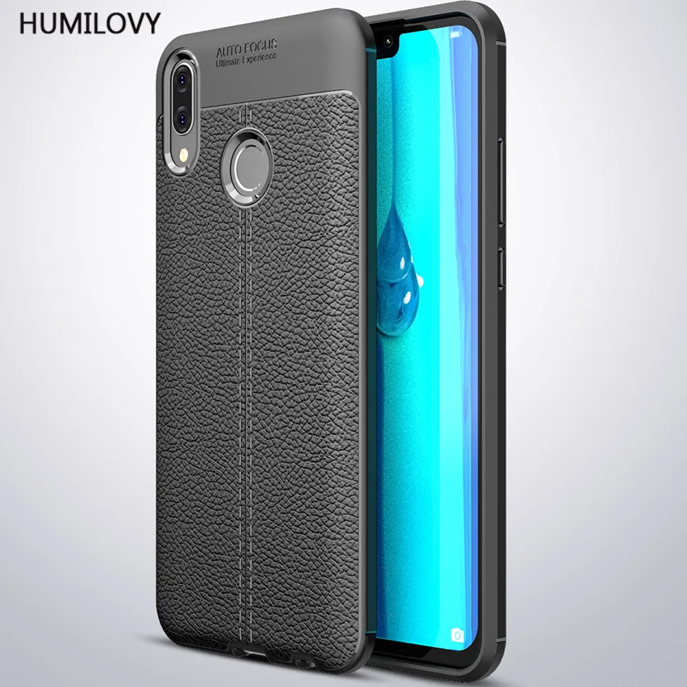 

For Huawei Y9 2019 Case Shockproof Leather Soft Rubber Phone Case For Huawei Y9 2019 Silicone Cover For Huawei Y9 2019 Fundas