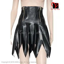 Пикантная юбка с двумя молниями спереди, расклешенная юбка-мини-юбка, облегающая QZ-070