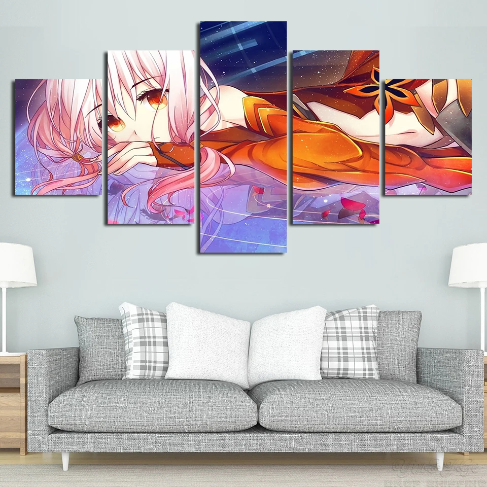 Home-Decor-Canvas-Paintings-Modular-5-Pieces-Guilty-Crown-Animation-Picture-Printed-Living-Room-Wall-Art (1)