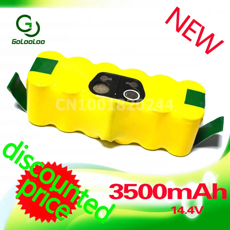 Аккумуляторная батарея Golooloo 14 4 В 3500 мАч для iRobot 560 530 510 562 550 570 500 780 581 610 532 770 760