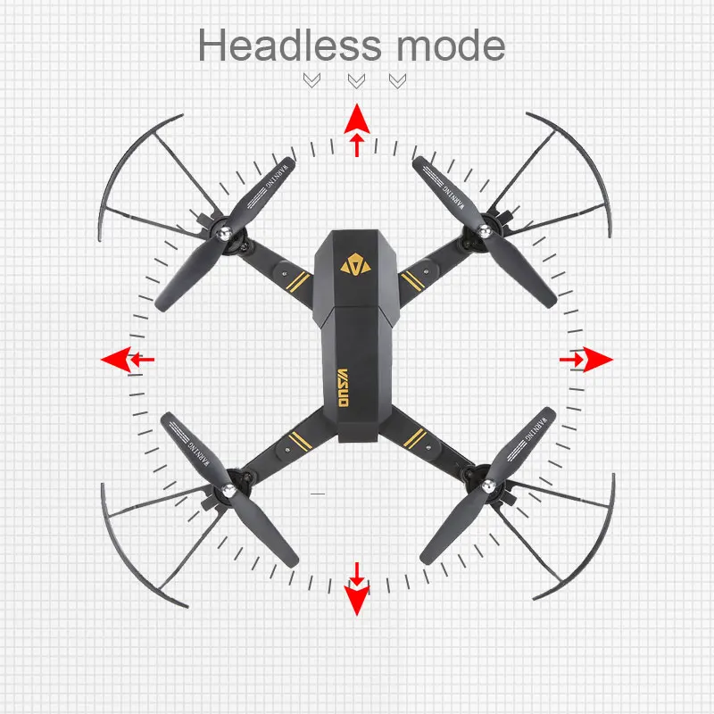 Visuo XS809W XS809HW Quadcopter Mini Foldable Selfie Drone with Wifi FPV 0.3MP/2MP Camera Altitude Hold RC Dron Vs JJRC H47 E58 Visuo XS809W XS809HW Quadcopter Mini Foldable Selfie Drone with Wifi FPV 0.3MP/2MP Camera Altitude Hold RC Dron Vs JJRC H47 E58