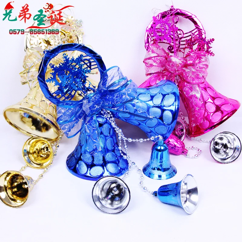 3pcs Christmas decoration christmas tree decoration gold Large