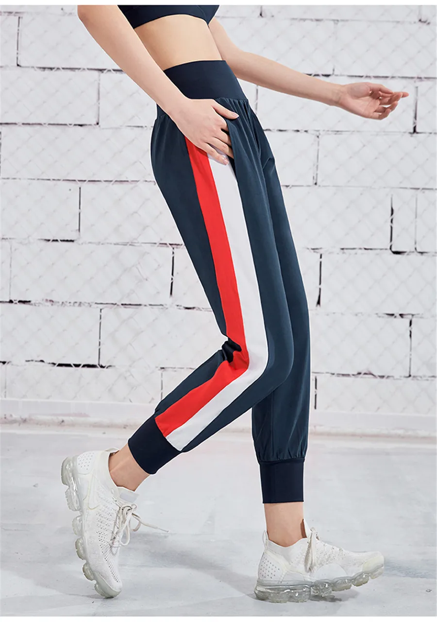 EDONNICA,, женские штаны для бега, эластичная талия, для пробежек, тренировочные брюки, свободные, для тренировок, для спортзала, спортивные штаны размера плюс