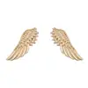 Tie clip Wing Brooches 2022 Fashion clothes jewelry Personality cufflinks Clip women's shirts Buttoned Pin Male Accessories ► Photo 2/6