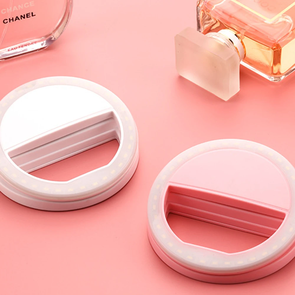 Мода USB зарядка селфи кольцо фонари клип на мобильный телефон света 36 LED заполнить