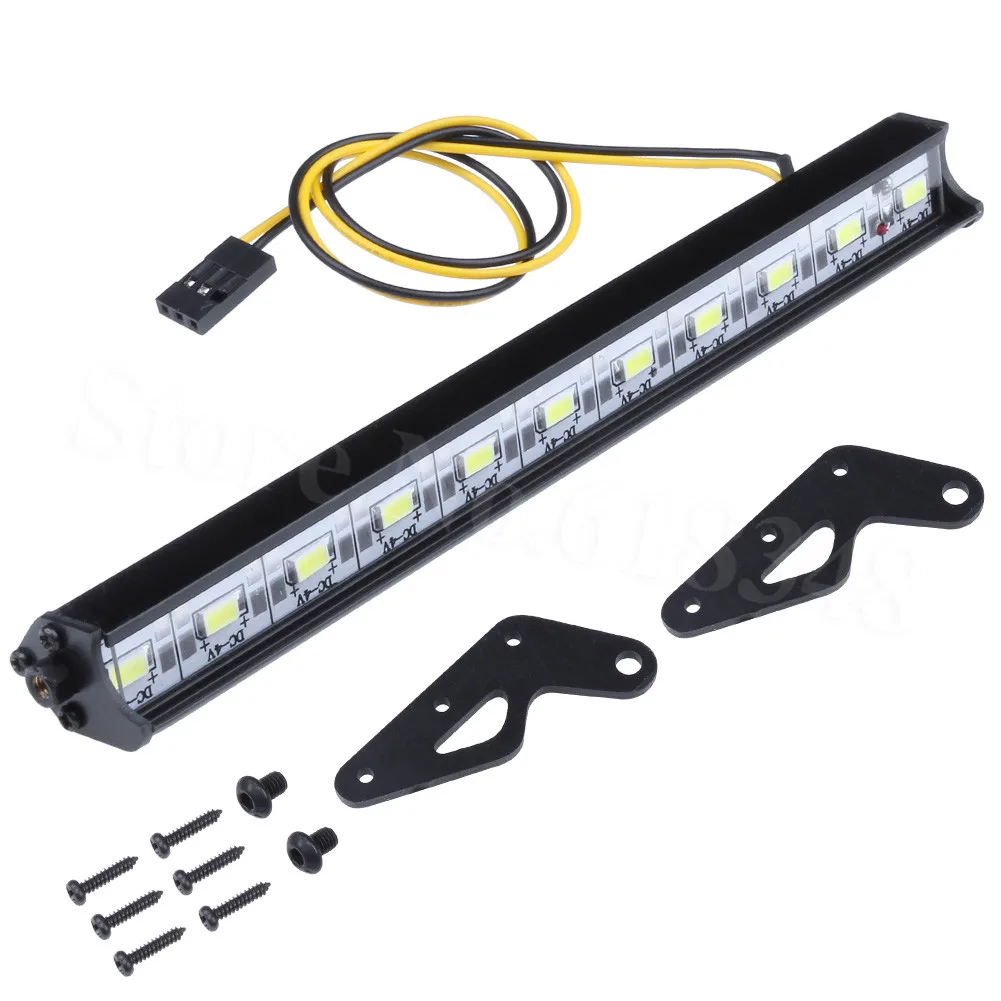 

Metal Roof Lamp Light Bar 150mm 11 LEDs For RC Rock Crawler Traxxas Trx 4 SCX10 90027 SCX10 II 90046 90047 RC4WD D90