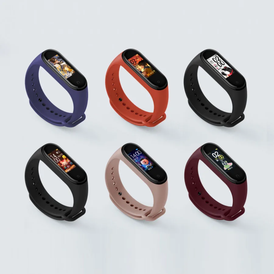  In Stock New Xiaomi mi band 4 Smart Miband 4 50M Waterpproof Heart Rate Fintess AMOLED Color Screen - 33038581262