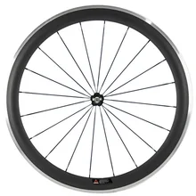 700C Велосипедное колесо из сплава 50 мм Clincher передние Углеродные колеса alluminum тормозная поверхность дорожные задние колеса