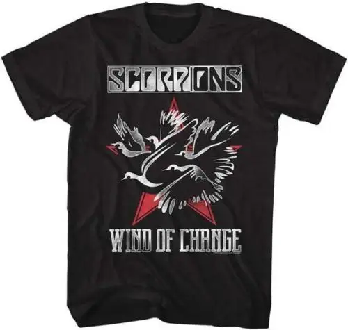 

SCORPIONS WIND OF CHANGE HARD ROCK HEAVY METAL BAND TOUR CONCERT T Shirt New 2019 Summer Style T-Shirt