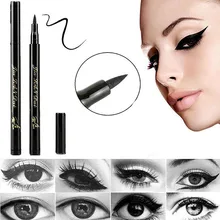 Новая Черная Водостойкая Подводка для глаз жидкая подводка для глаз, карандаш Красота косметики для Макияжа Косметический челнока F921