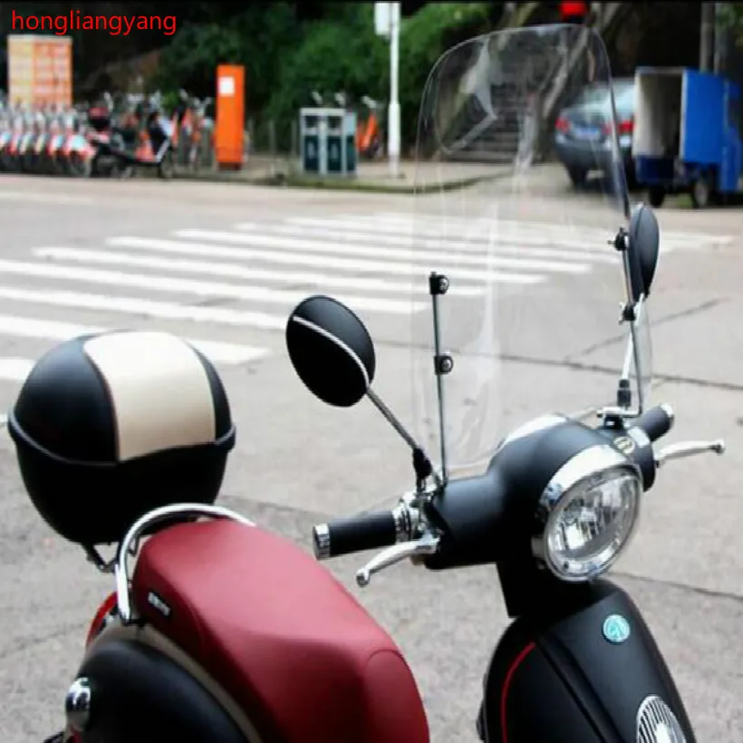 Ветровое стекло для мотоцикла мотоцикл лобовое стекло Скутер ветровое стекло отражатель мотоциклов лобовое стекло street glide лобового стекла ветер дефлектор ветер щит 420*420*3 ММ