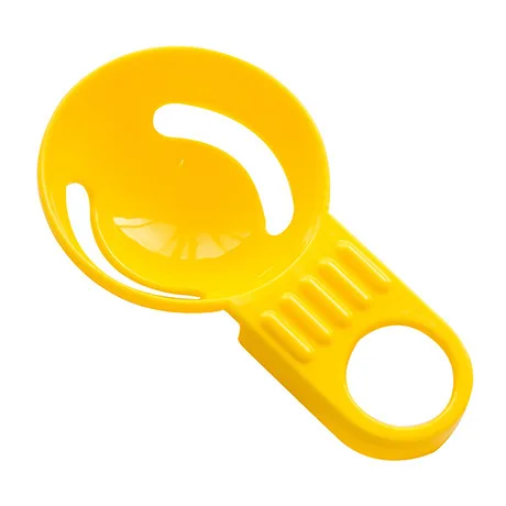 Креативная короткая ручка яйцо белый сепаратор для яиц разделите кухонный инструмент для выпечки - Цвет: Цвет: желтый