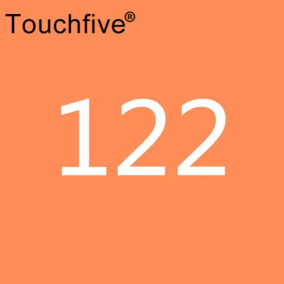 TOUCHFIVE опционально цвет соответствия искусство маркеры Кисть ручка эскиз на спиртовой основе маркеры двойная головка манга ручки для рисования товары для рукоделия - Цвет: 122