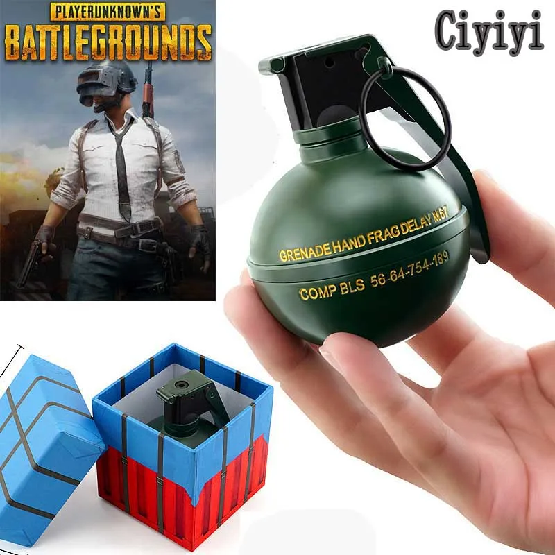 

PUBG Bomb Model Keychain Cosplay Jouet Hot Game Playerunknown's Battlegrounds Airdrop Case With Bomb Weapon Brinquedos