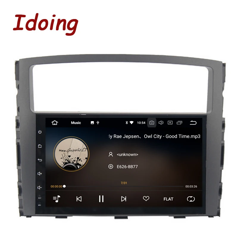 Автомагнитола Idoing с 9 дюймовым IPS экраном Android 7 1 мультимедийный плеер для MITSUBISHI