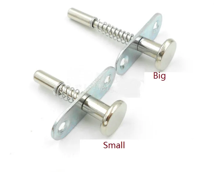 

50Pcs/Lot Spring Loaded Latch Bolt Dowel For Baby Bed Storage Cage Box Latch