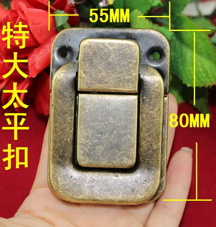 80*55 мм King Pacific buckle антикварная застежка железный лист для вина фотобронза оптовая
