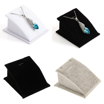 

Velvet Pendant Necklace Display Stand Protects Jewelry Display Bracelets Necklaces Anklets Rack Jewelry Organization