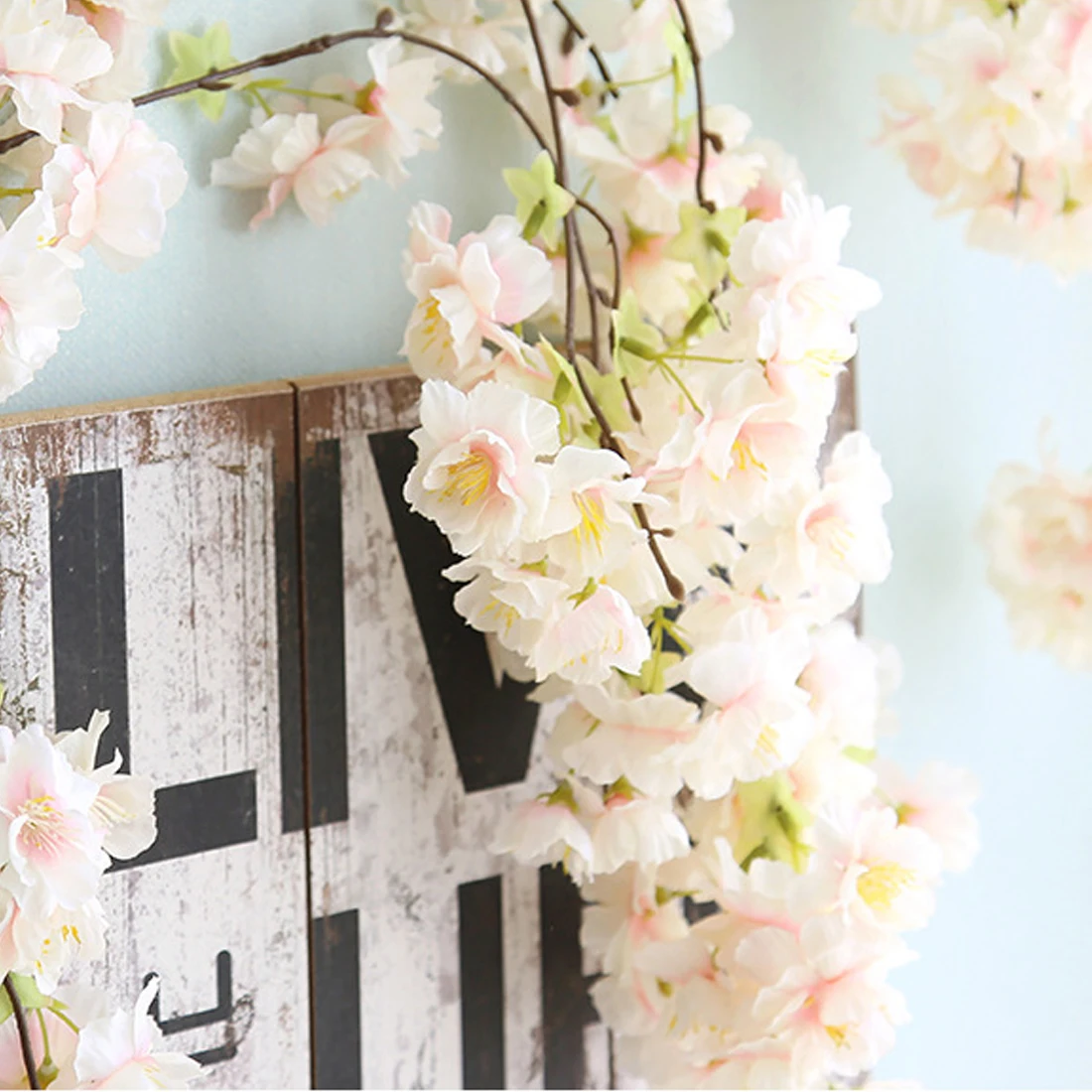 Artificial Flowers 1pc 135cm Cherry Blossoms Rattan Haning Garland Wreath for Home Wedding Arch Decoration Fake Flowers Artificial Flowers 1pc 135cm Cherry Blossoms Rattan Haning Garland Wreath for Home Wedding Arch Decoration Fake Flowers