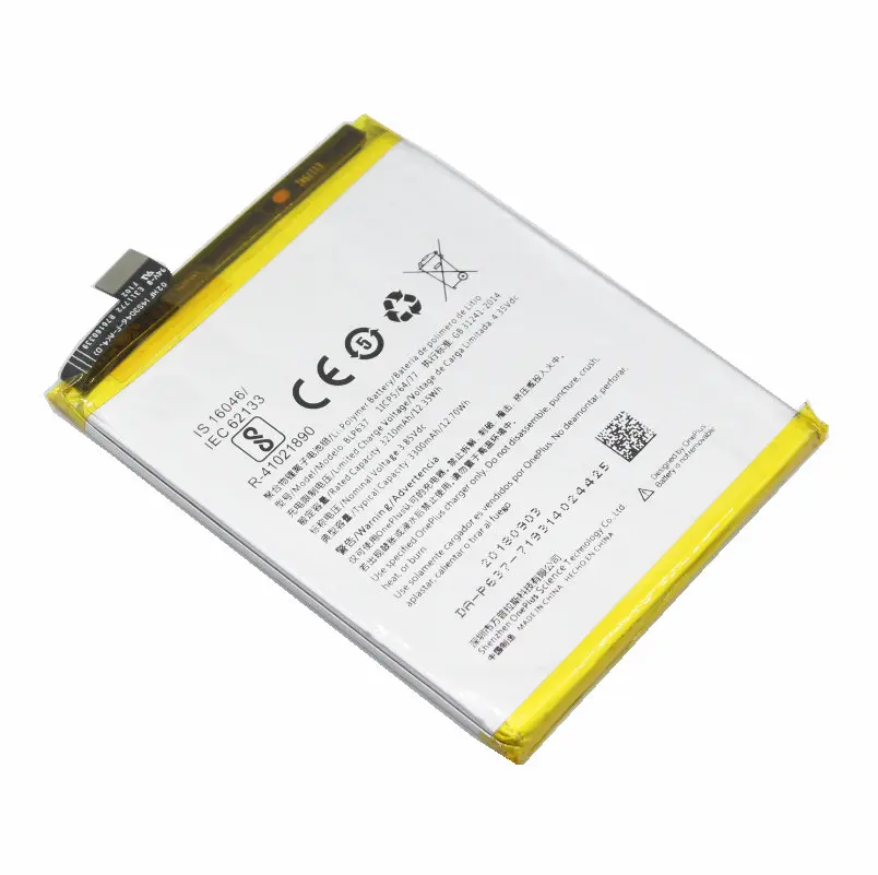 

10pcs /lot 3300mAh / 12.7Wh BLP637 BLP-637 BLP 637 For OnePlus Five One plus 5 5T Batterie Bateria Batterij