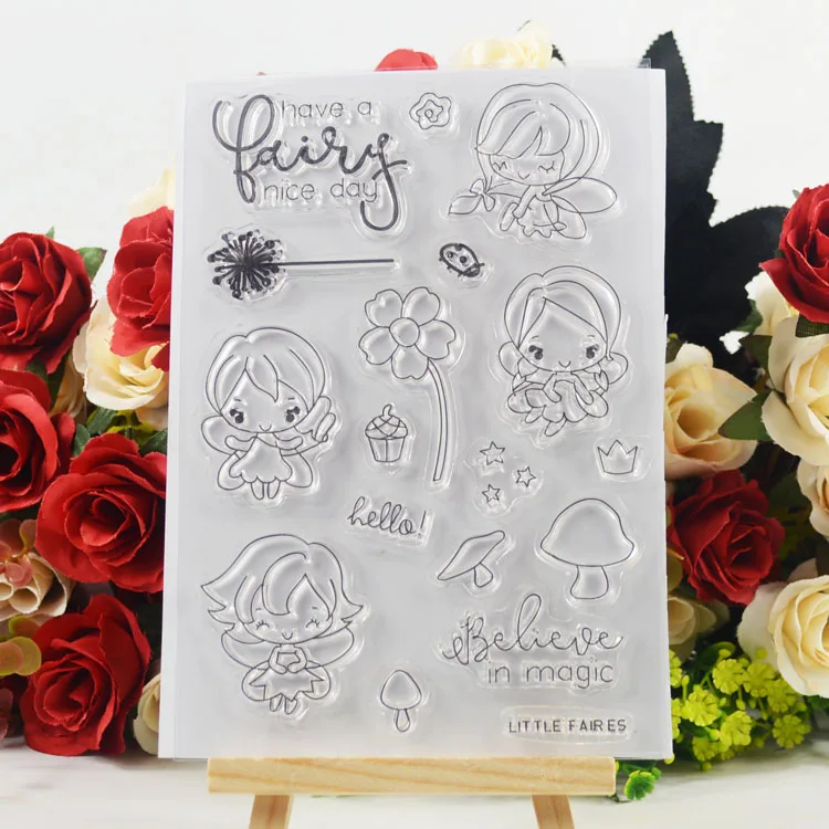 

Transparent Clear Stamps / Silicone Seals for DIY scrapbooking photo album/Card Making