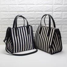 NEW Women Beach Stripes Canvas Shoulder Bags Women Handbags Fashion Ladies Crossbody Messenger Bag female Casual totes Shopping women floral embroidery bag ladies black crossbody totes canvas three zipper travel beach phone coin bags shoulder messenger bag