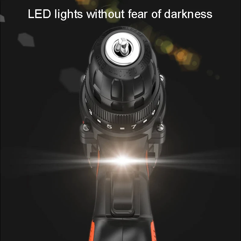 AC 100 - 240V Cordless 12V Max Electric Screwdriver Cordless Drill Mini Wireless Power Driver DC Lithium-Ion Battery